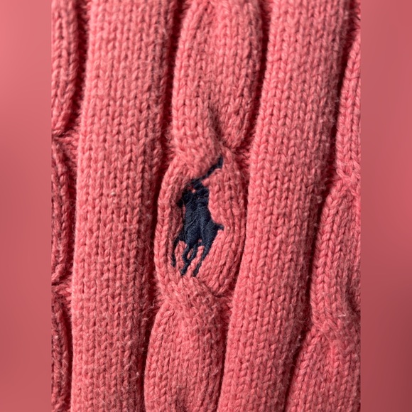 Ralph Lauren Pink Short Sleeve Sweater - Picture 4 of 5